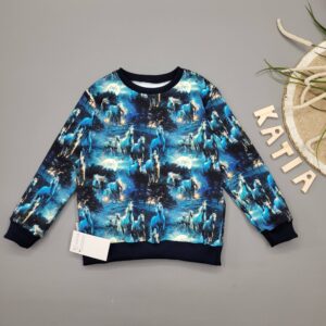Bluza Konie Na Niebieskim Tle