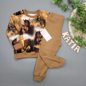 Bluza Brązowe Konie