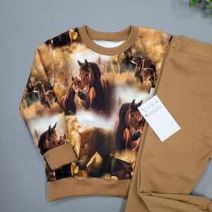 Bluza Brązowe Konie - obrazek 2