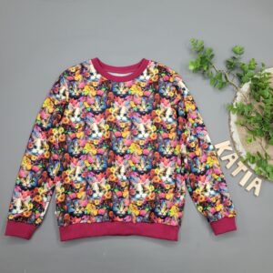 Bluza Kolorowe Koty w Kwiatach