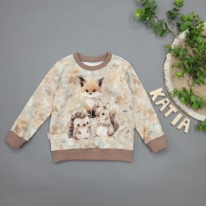 Bluza z Panelem Powiew Jesieni Lis i Przyjaciele