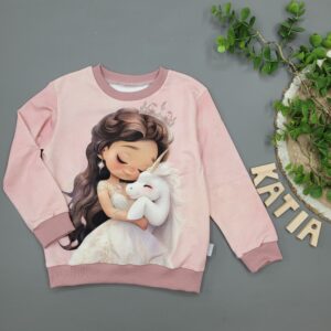 Bluza Dziewczynka z Jednorożcem