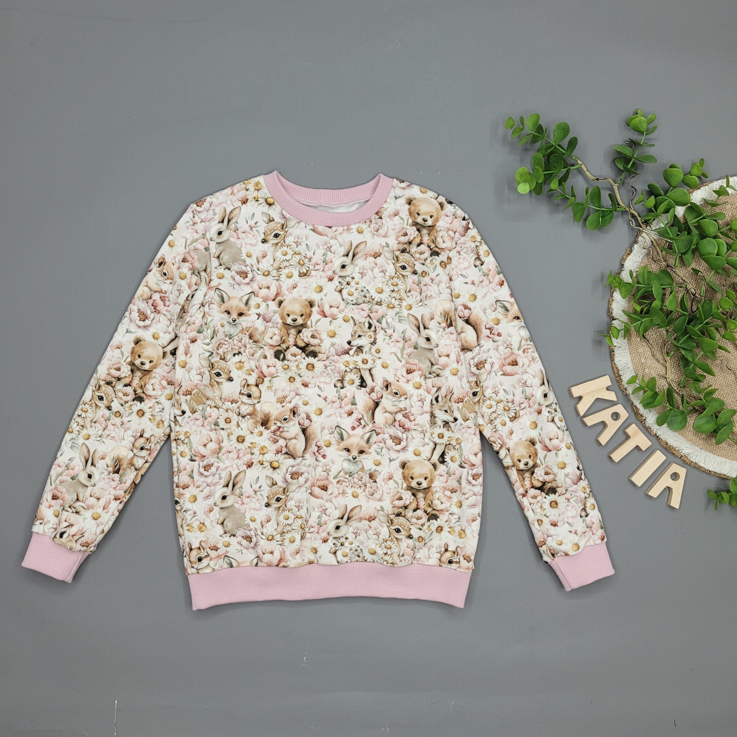Bluza w Misie Króliki Sarny Wiewiórki