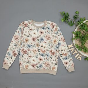 Bluza Beżowe Kwiaty
